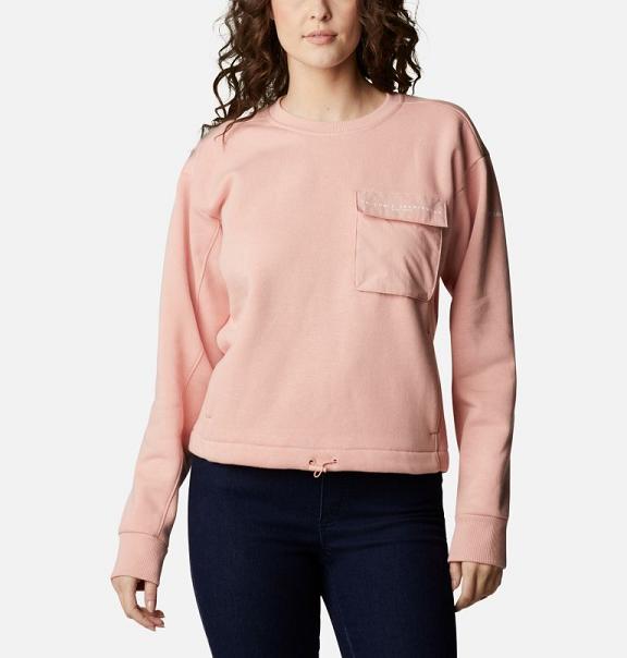 Columbia Lodge III Hoodies Pink For Women's NZ56189 New Zealand